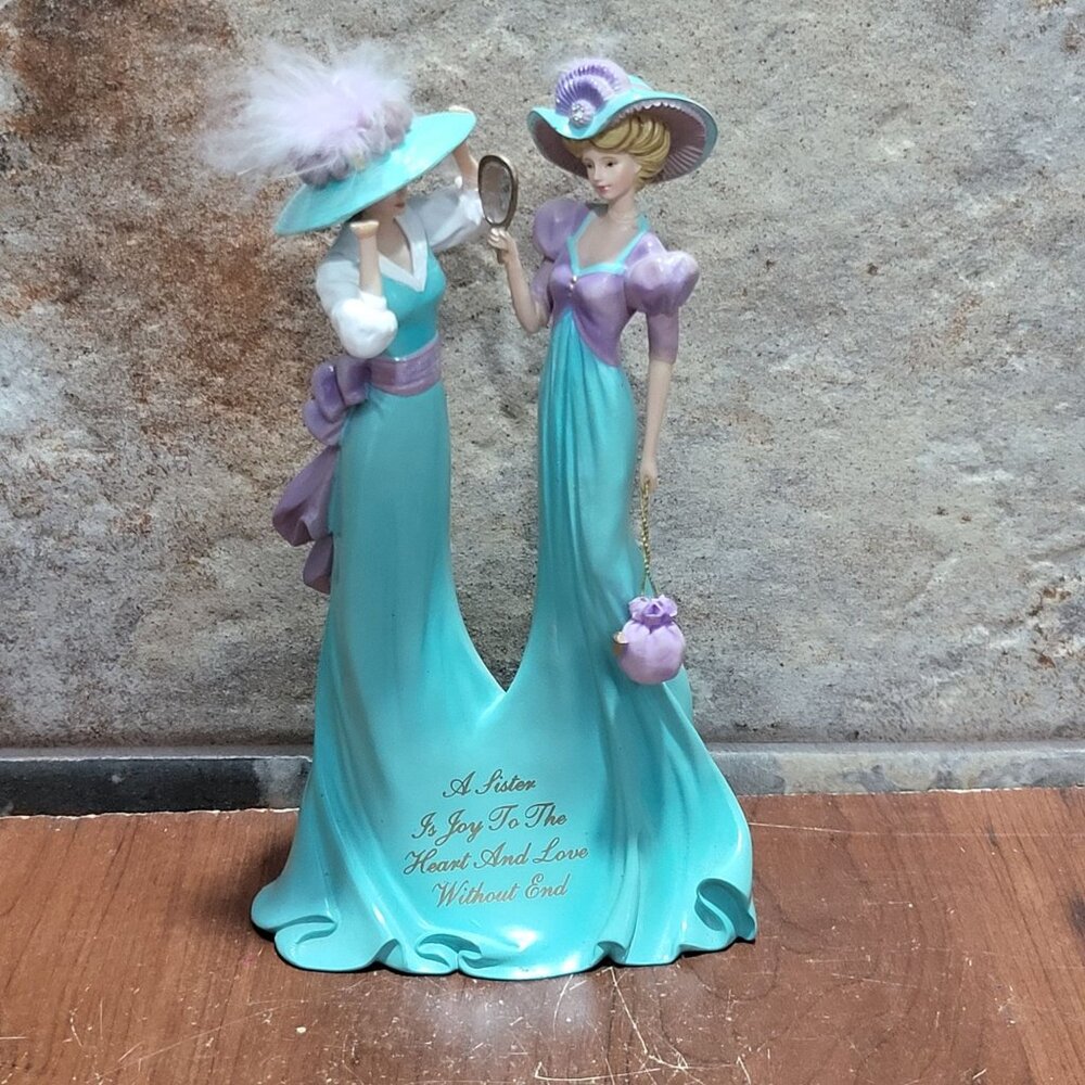 Thomas Kinkade A Sister Is Joy To The Heart Beloved Sisters Figurine 2011